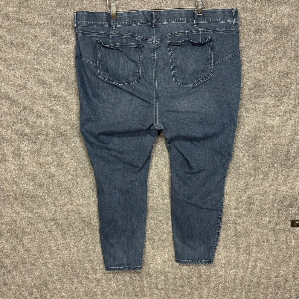Torrid Jeans‎ Womens 26S Short Blue Bombshell Skinny Slimming Panel High Rise